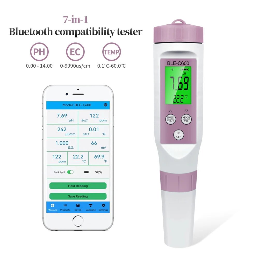 EC/pH Bluetooth Meter - MR Weed1