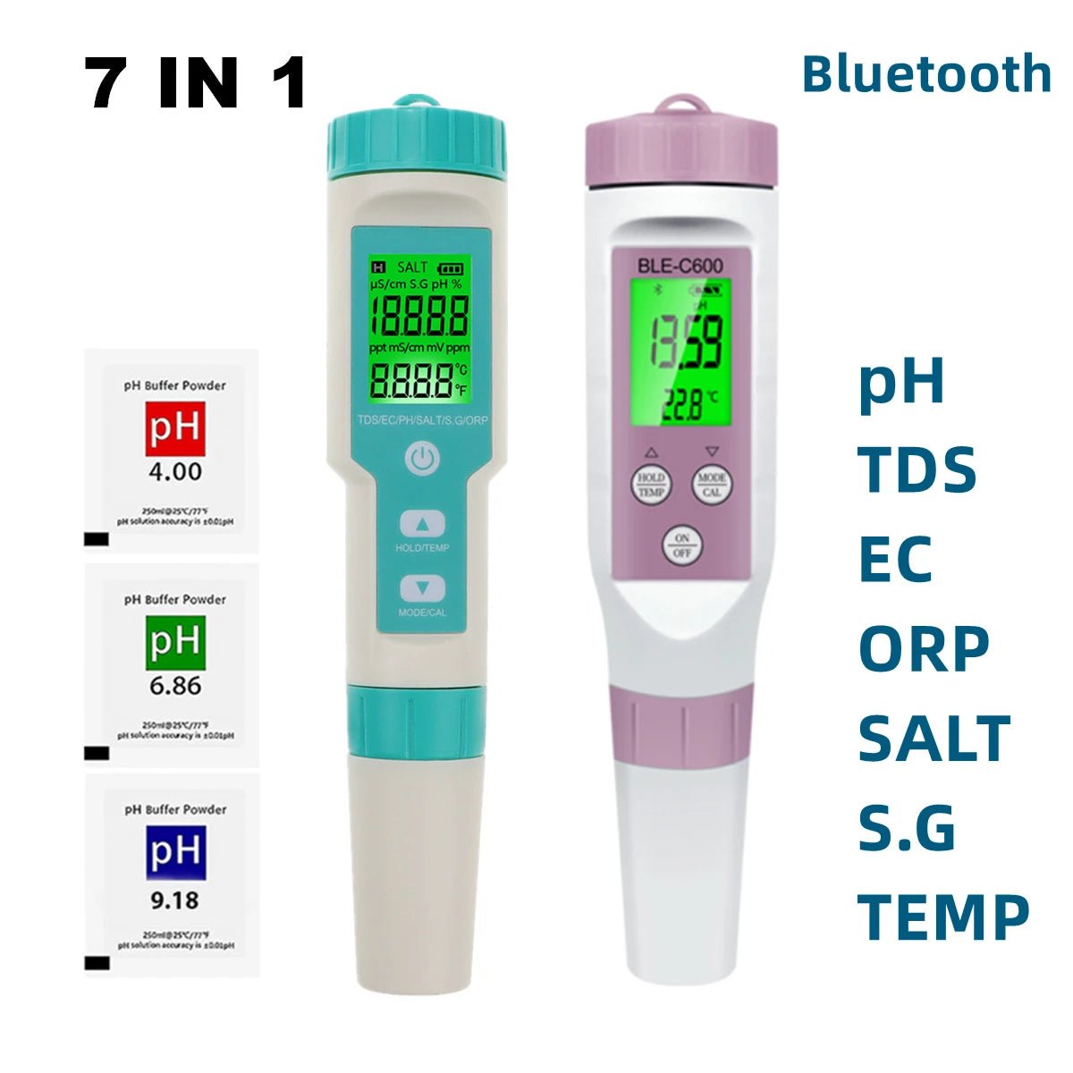 EC/pH Bluetooth Meter - MR Weed1