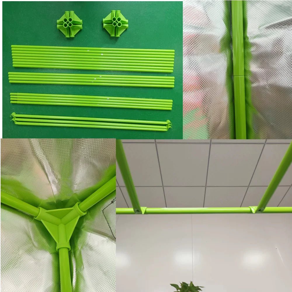 LED Growzelt für Indoor - Cannabis - Anbau - Verfügbare Größen: 50x50x100, 60x60x140, 80x80x160, 100x100x200, 120x120x200 - MR Weed1