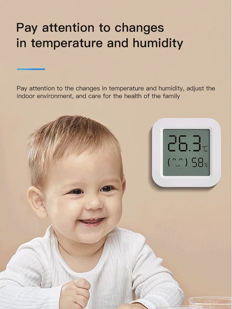 Tuya Temperature Humidity Sensor Mini LCD Digital Display Compatible with Bluetooth APP Remote Control Thermometer Hygrometer - MR Weed1