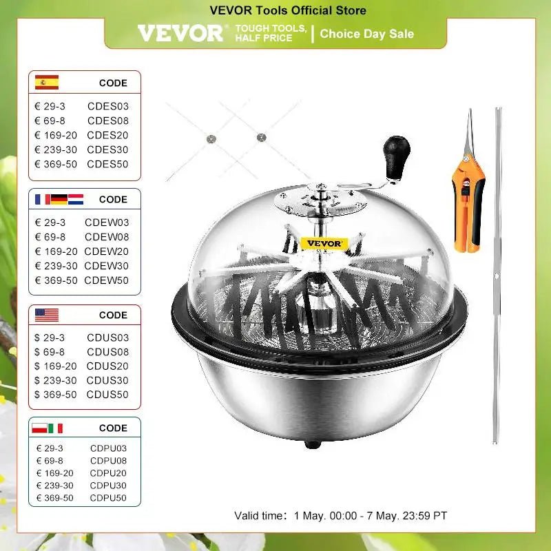 VEVOR Hydroponic Leaf Bowl Leaf Trimmer 16 Inch Twisted Spin Cut Garden Tools For Plant Bud Leaf Trimmer And Herbal Making - MR Weed1