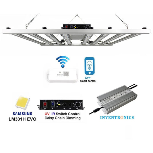 2024 Neueste Samsung LM301H EVO V5 LED Grow Light Bar mit APP Smart Controller für den Cannabisanbau - MR Weed1