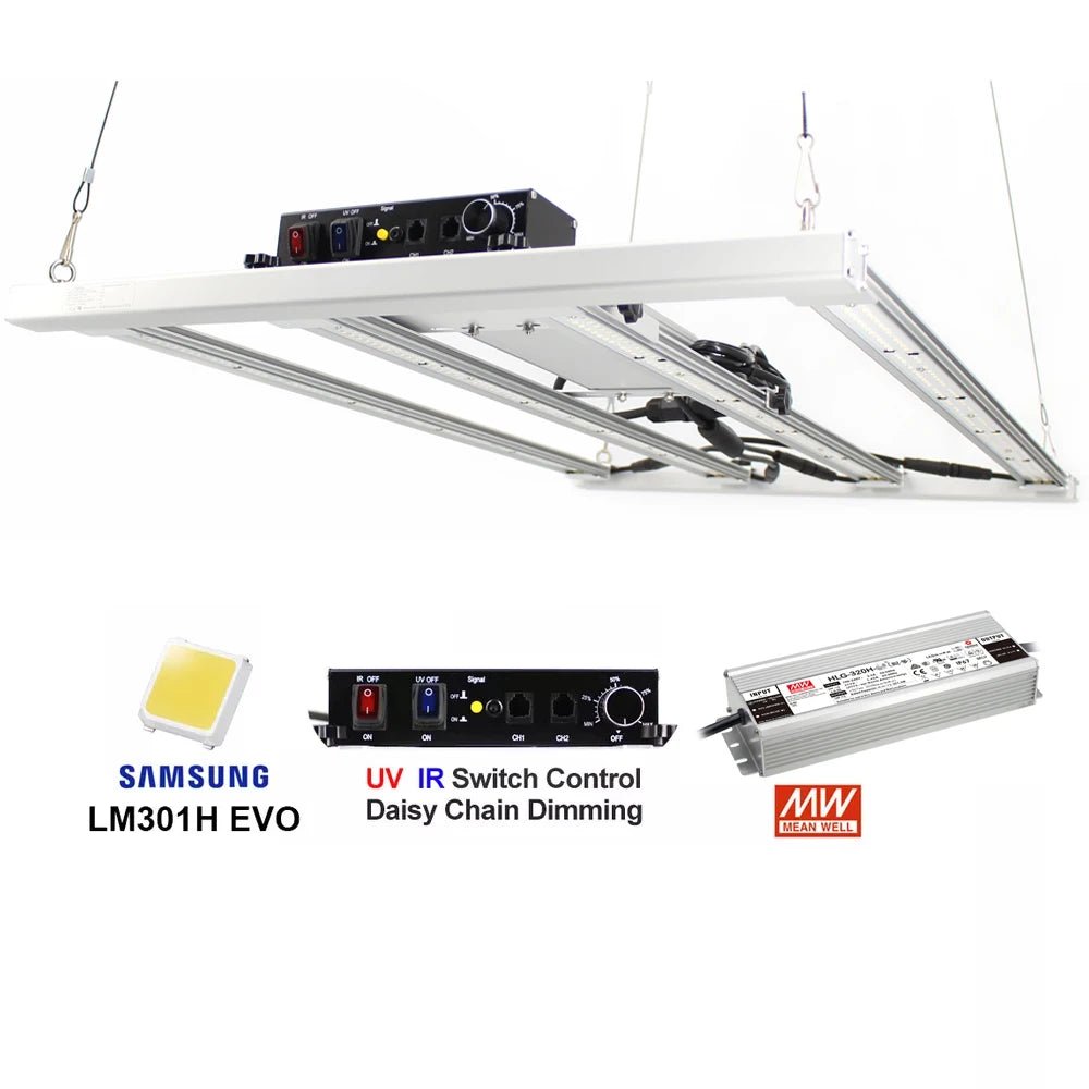 2024 Neueste Samsung LM301H EVO V5 LED Grow Light Bar mit APP Smart Controller für den Cannabisanbau - MR Weed1