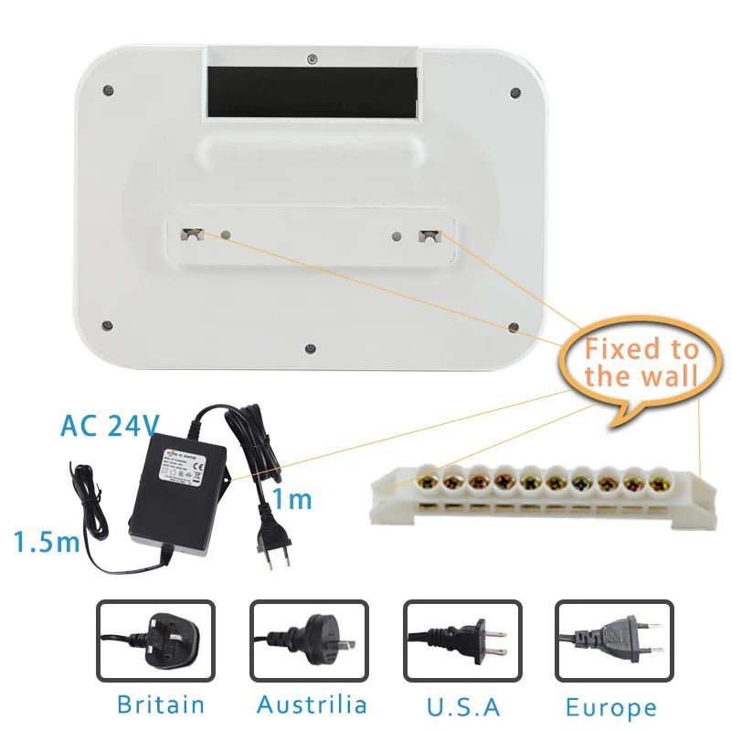 8 Station WiFi Indoor Smart Sprinkler Controller Irrigation System Remote Control by Phone Works with Alexa - MR Weed1