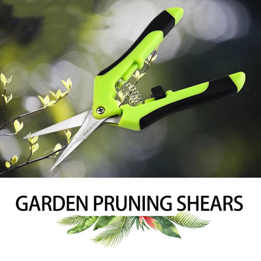 Garden Tools Secateurs Bonsai Shears Metal Gardening Scissor Pruning Tool Hand Cutter Fruit Picking Weed Household Potted 1PC - MR Weed1