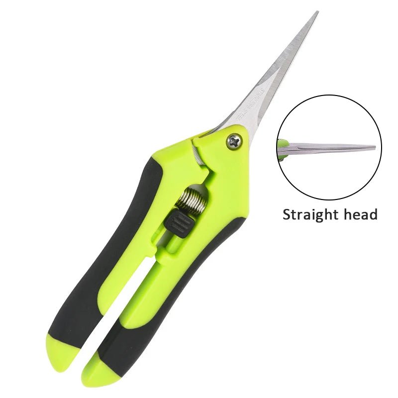 Garden Tools Secateurs Bonsai Shears Metal Gardening Scissor Pruning Tool Hand Cutter Fruit Picking Weed Household Potted 1Pcs - MR Weed1