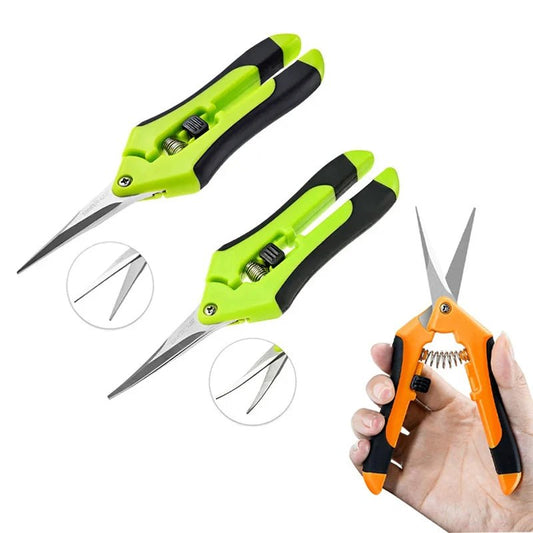 Garden Tools Secateurs Bonsai Shears Metal Gardening Scissor Pruning Tool Hand Cutter Fruit Picking Weed Household Potted 1Pcs - MR Weed1