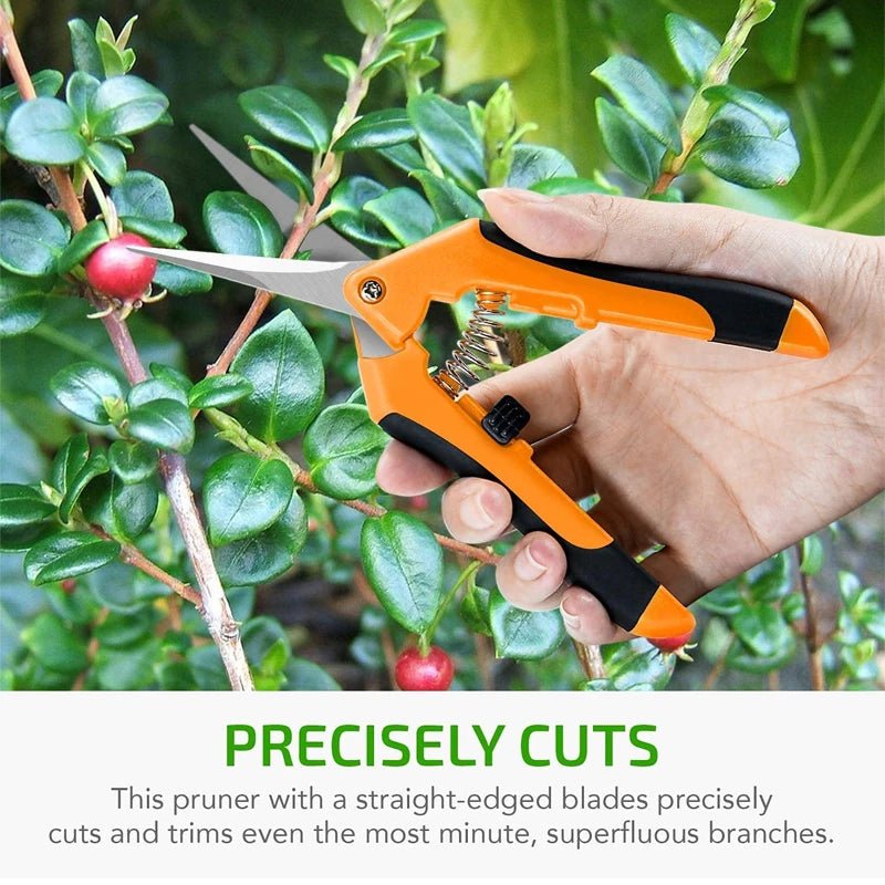 Garden Tools Secateurs Bonsai Shears Metal Gardening Scissor Pruning Tool Hand Cutter Fruit Picking Weed Household Potted 1Pcs - MR Weed1