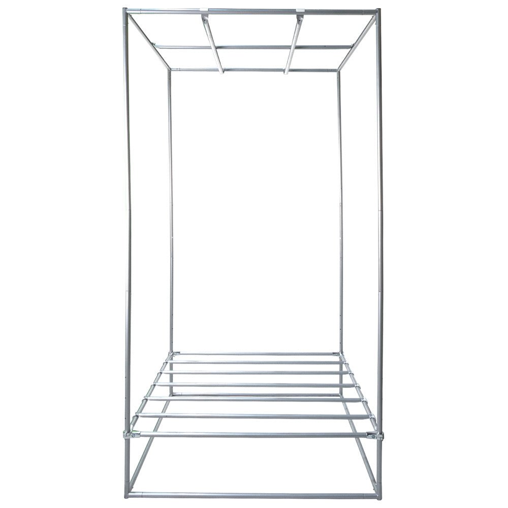 Growbox plantaROOM Pro 120 - 120x120x200cm schwarz/weiß - MR Weed1