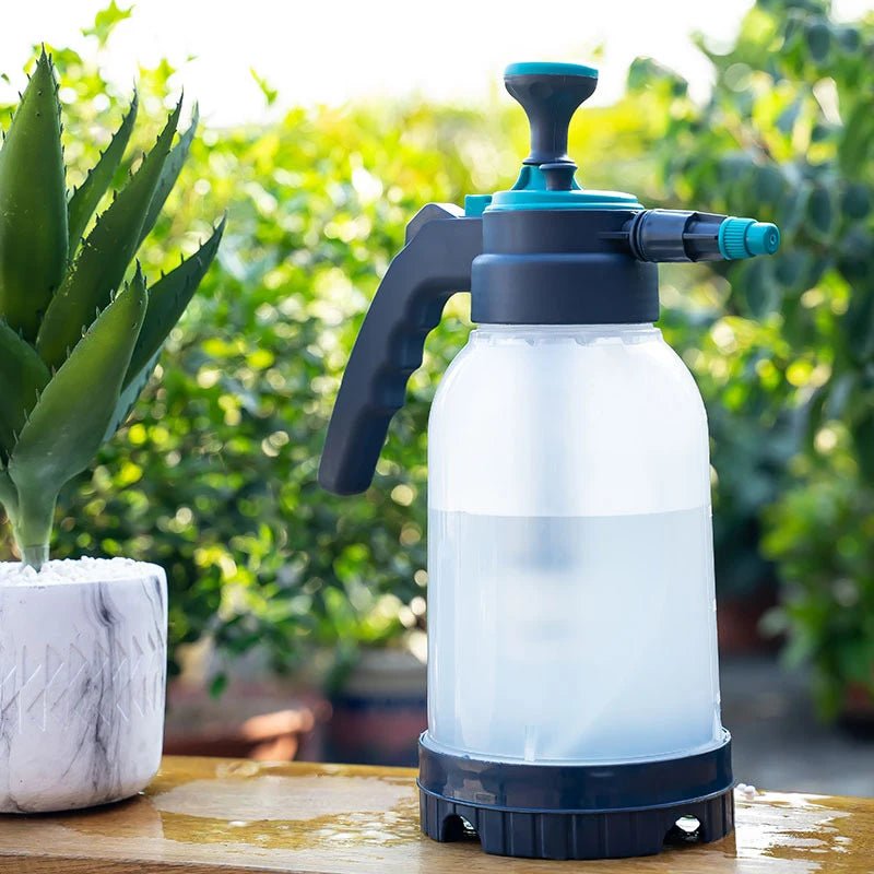 Handdrucksprüher 2L Tragbare Desinfektionssprühflasche Luftpumpenflasche Gartendesinfektion Bewässerungskanne - MR Weed1