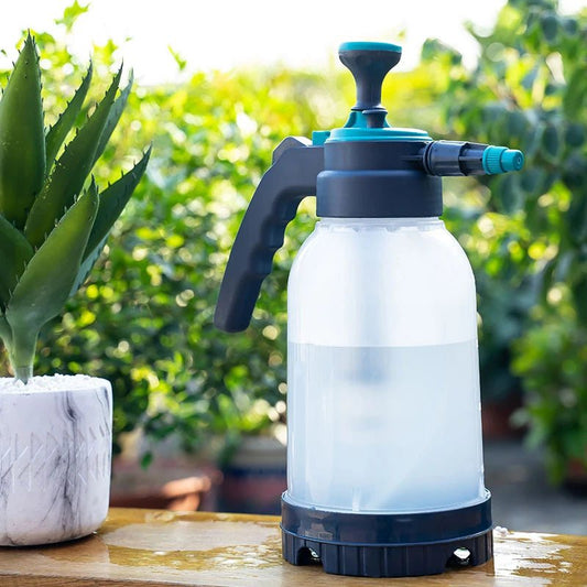 Handdrucksprüher 2L Tragbare Desinfektionssprühflasche Luftpumpenflasche Gartendesinfektion Bewässerungskanne - MR Weed1