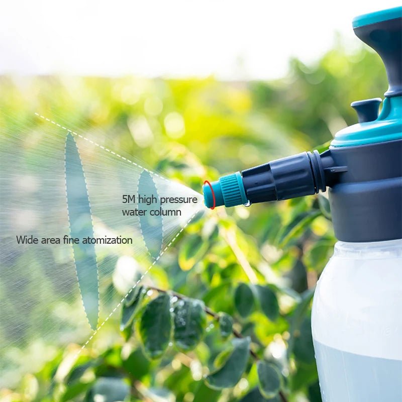 Handdrucksprüher 2L Tragbare Desinfektionssprühflasche Luftpumpenflasche Gartendesinfektion Bewässerungskanne - MR Weed1