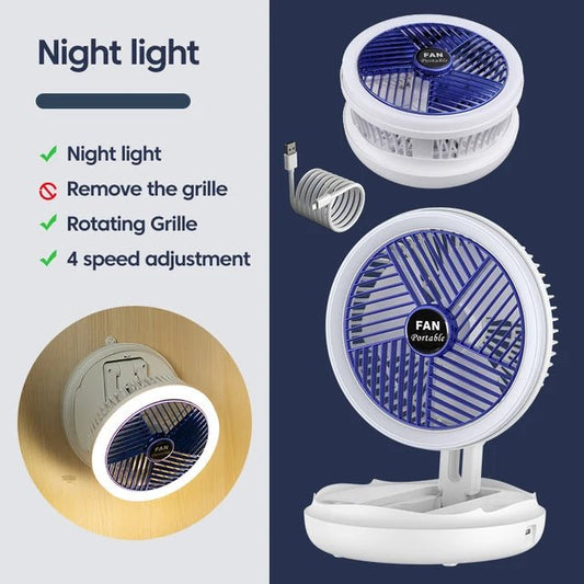 Ventilator für Cannabis Anbau, aufladbar via USB - MR Weed1