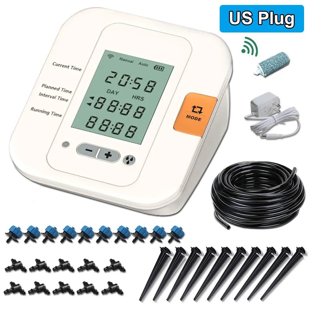 WiFi Automatic Watering Controller, Drip Irrigation Device, APP Remote, Auto Timer System, Flowers, Plants, Home, Garden Tool - MR Weed1