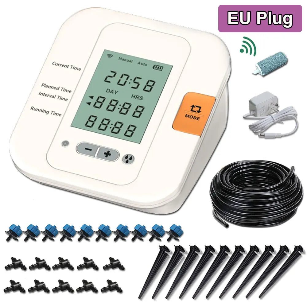 WiFi Automatic Watering Controller, Drip Irrigation Device, APP Remote, Auto Timer System, Flowers, Plants, Home, Garden Tool - MR Weed1