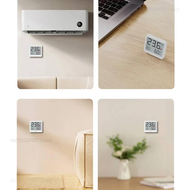 Youpin DUKA Atuman 2.5 inch LCD Electronic Digital Temperature Humidity Meter Indoor Weather Sensor Household Mini Temperature - MR Weed1