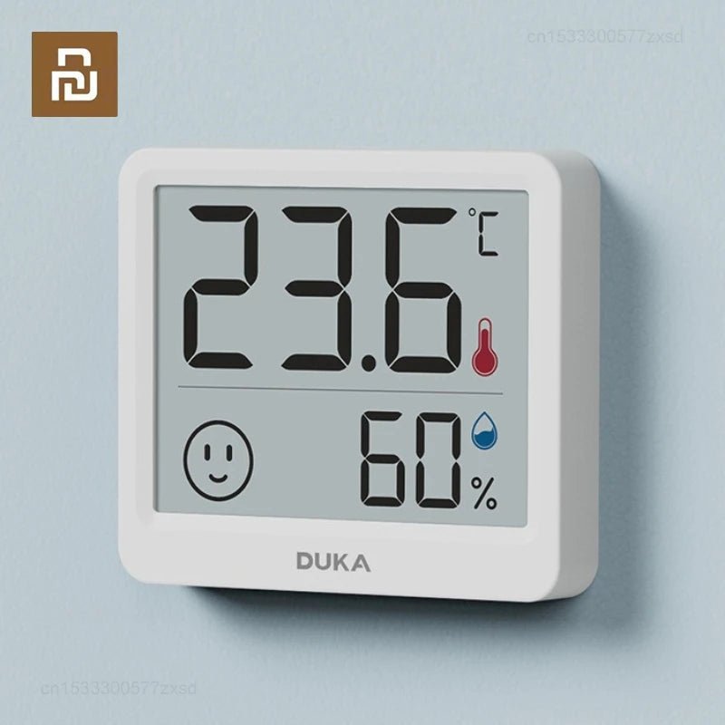 Youpin DUKA Atuman 2.5 inch LCD Electronic Digital Temperature Humidity Meter Indoor Weather Sensor Household Mini Temperature - MR Weed1