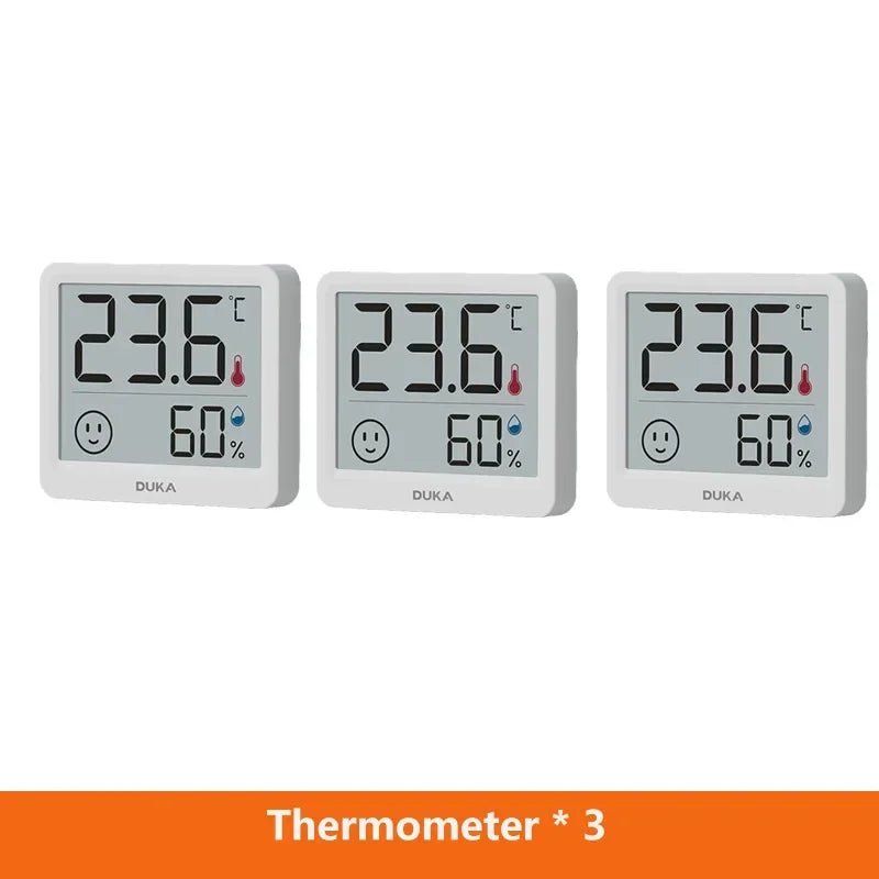Youpin DUKA Atuman 2.5 inch LCD Electronic Digital Temperature Humidity Meter Indoor Weather Sensor Household Mini Temperature - MR Weed1