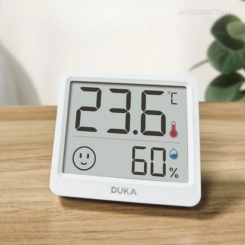 Youpin DUKA Atuman 2.5 inch LCD Electronic Digital Temperature Humidity Meter Indoor Weather Sensor Household Mini Temperature - MR Weed1
