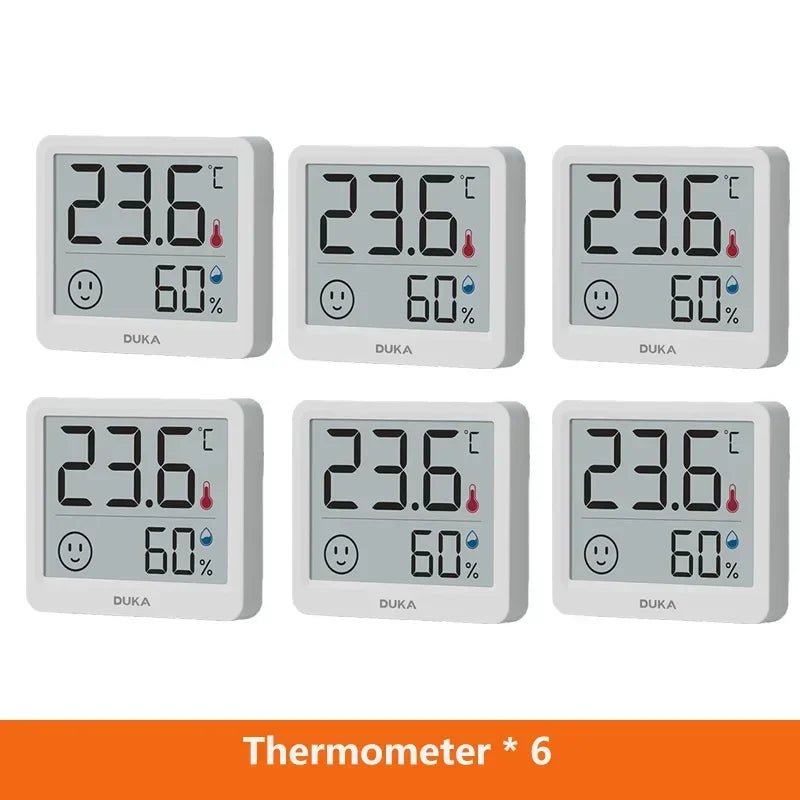 Youpin DUKA Atuman 2.5 inch LCD Electronic Digital Temperature Humidity Meter Indoor Weather Sensor Household Mini Temperature - MR Weed1